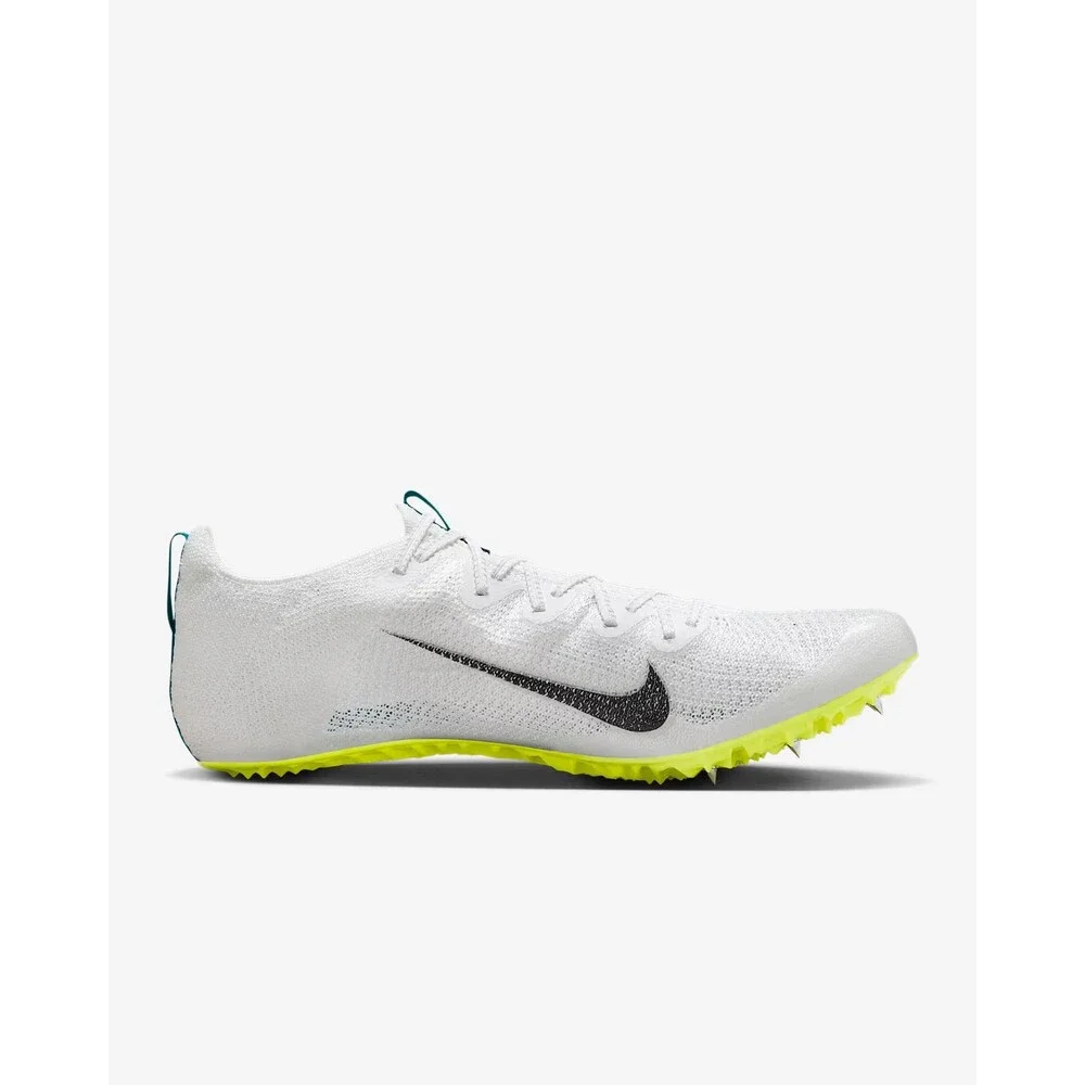 Nike Zoom Superfly Elite 2 Flyknit White Green Spikes FZ9662-100 Men’s Size 6